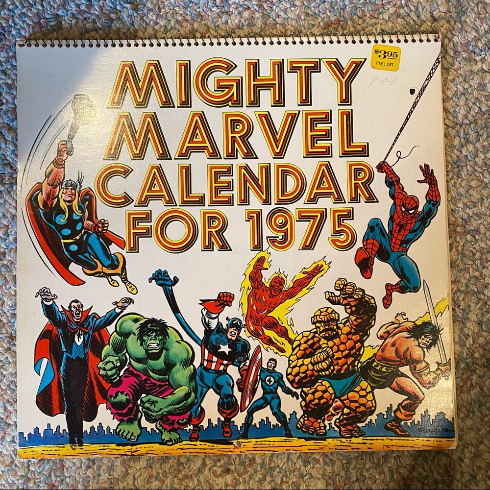 Vintage Marvel Calendar